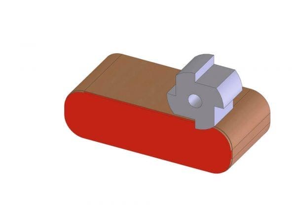 Model of component inside Cehisa Model Pro 12 Industry Line Edgebander