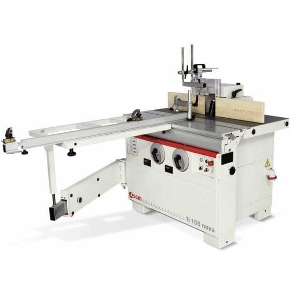 Side shot of the SCM Ti105 Nova Tilting Spindle Moulder With PS Plus Sliding Table