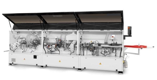 Cehisa Model PRO 12 Industry Line Edgebander with the case open