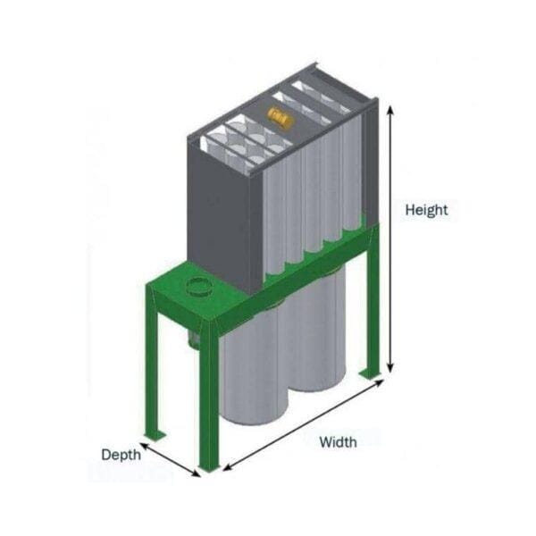 Inventair MK2 MTFA 2 Bag Dust Extractor