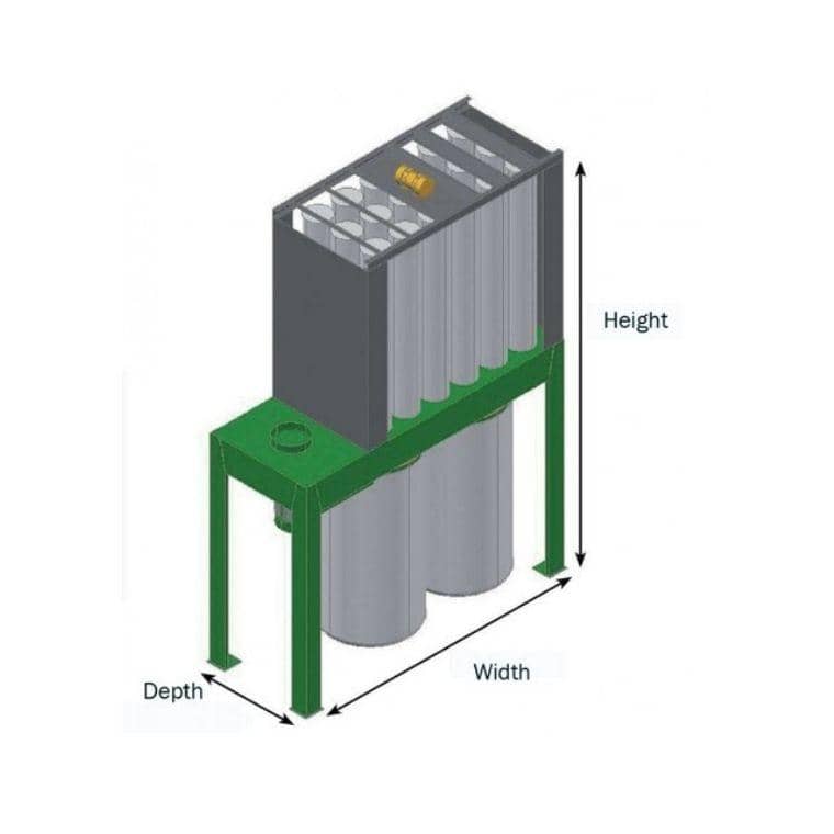 Inventair MK4 MTFA 4 Bag Dust Extractor