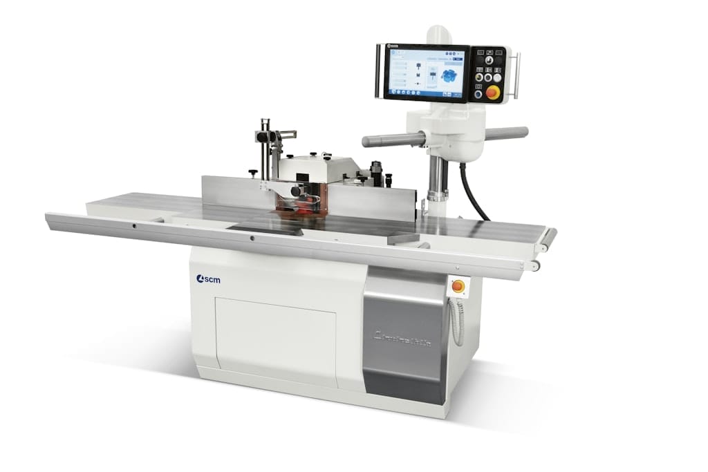 SCM Ti 5-LL L'invincibile Programmable Tilting Spindle Moulder with HSKB63 Tool Holders