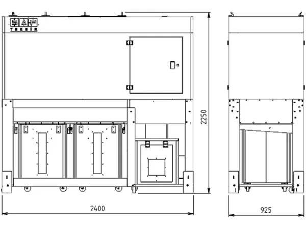 AES SAF MODEL STK 5000 Fine Dust Cabinet Extractor