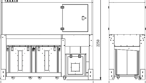 AES SAF MODEL STK 6500 Fine Dust Cabinet Extractor - Image 3