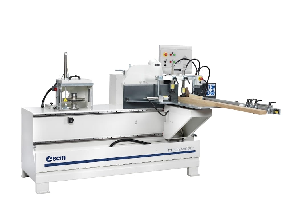 New SCM Formula TEN 400E Tenoner with HSK63B Rapid Tool Change