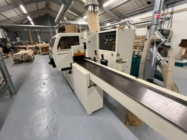 USED SCM Model Compact 23K Automatic Throughfeed Planer Moulder - Image 2