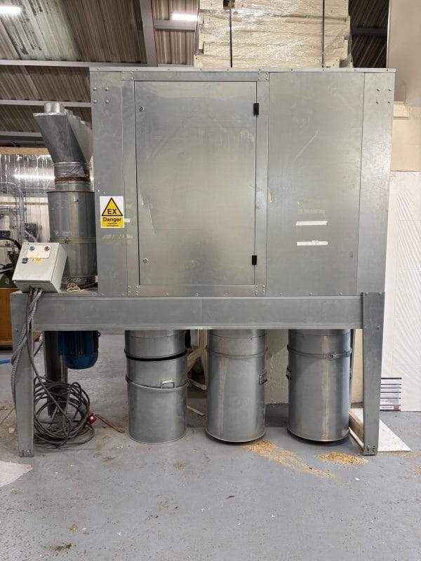 USED Fully Clad 3 Bin Dust Extractor