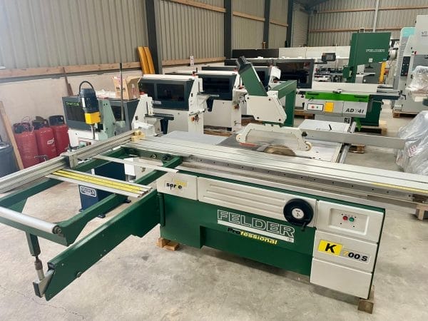 USED Felder Model K700S Sliding table Panel - Dimension saw