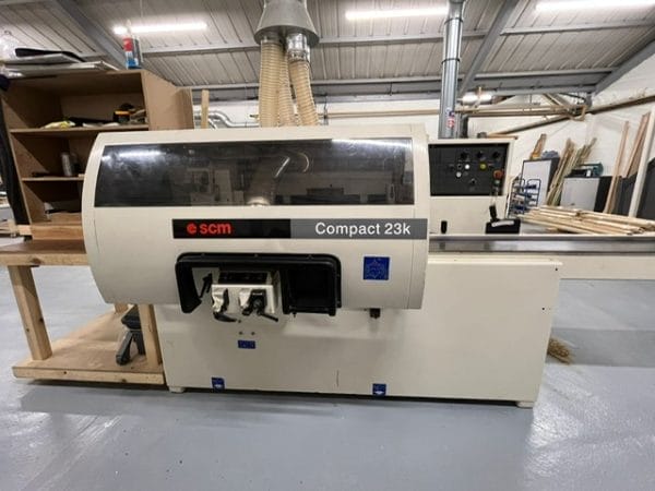 USED SCM Model Compact 23K Automatic Throughfeed Planer Moulder
